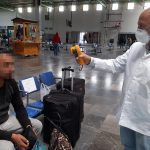Aplican protocolos de salud en Aeropuerto y Central Camionera 1 medidas covid 2