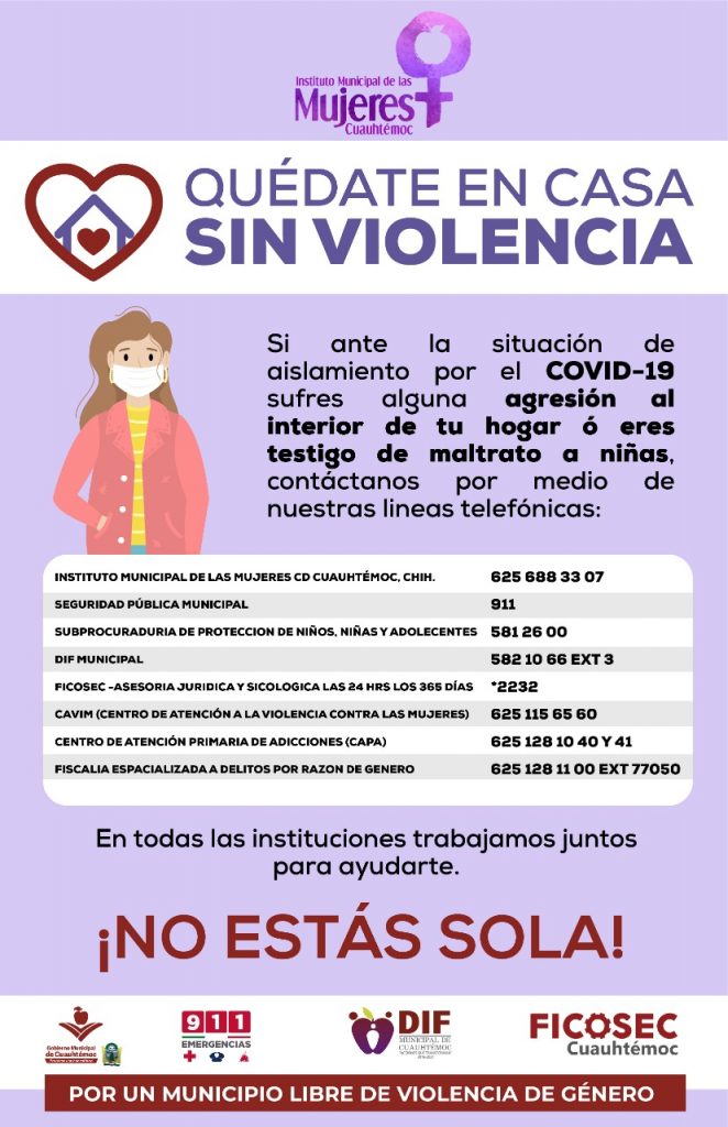 IMM Cuauhtémoc habilita líneas telefónicas para asistir en violencia de ...