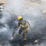 Sofocan Bomberos incendio en basura 1 pc servicios 1