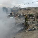 Sofocan Bomberos incendio en basura 6 pc servicios 6