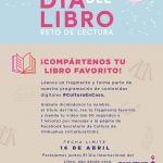 Invitan a Reto de lectura para celebrar el Día Mundial del Libro y del Derecho de Autor 1 retolectura 1