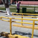 Sanitizan diariamente corredor peatonal de la avenida 16 de Septiembre 3 sanitizar 4