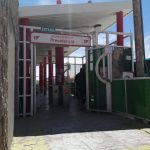 Sanitizan diariamente corredor peatonal de la avenida 16 de Septiembre 6 sanitizar 7