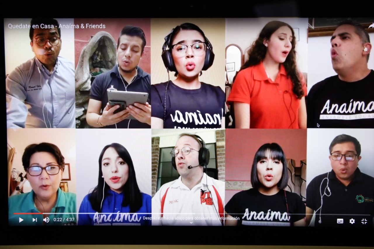 Anaíma hace ensamble virtual con 36 voces para interpretar Quédate en casa 1 Anaima and Friends