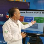 Chihuahua llega a fase crucial de la pandemia con 1,105 confirmados y 281 hospitalizados 2 Dr. Valenzuela Reporte COVID 19 Conferencia Informativa 95 2