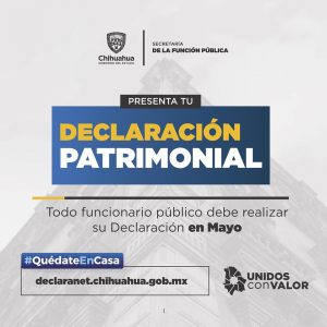 Inicia la Función Pública recepción de declaraciones patrimoniales de funcionarios públicos 1 Mayo mes de la declaración patrimonial