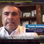 Tomas Dominguez presidente del Club Rotario
