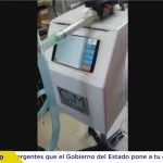 Ventilador para traslado de pacientes COVID 1