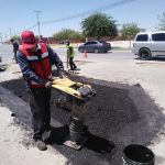 Supera Programa Emergente de Bacheo los 65 mil metros cuadrados de superficie intervenida 1 bacheo 2