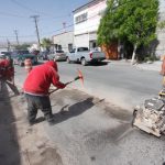 Reparan más de 13 mil hoyancos en vialidades primarias y secundarias en Juárez 7 bacheo 8 3