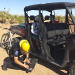 Localiza Protección Civil a ciclista extraviada en desierto 1 rescatan 1