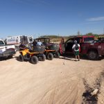 Localiza Protección Civil a ciclista extraviada en desierto 7 rescatan 8