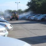 Realiza Servicios Públicos tercera jornada de sanitización en Parques Industriales 1 sanitizacion parques industriales 2