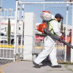 Realiza Servicios Públicos tercera jornada de sanitización en Parques Industriales 7 sanitizacion parques industriales 7
