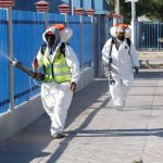 Realiza Servicios Públicos tercera jornada de sanitización en Parques Industriales 8 sanitizacion parques industriales 8