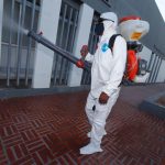 Arranca Servicios Públicos segundo día del Programa de Sanitización Urbana 2 sanitizan 1 1