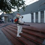 Arranca Servicios Públicos segundo día del Programa de Sanitización Urbana 5 sanitizan 2 1