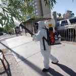 Arranca Servicios Públicos segundo día del Programa de Sanitización Urbana 9 sanitizan 9