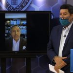 ALPINISTA IVÁN VALLEJO Y GOBERNADOR JAVIER CORRAL