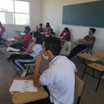 Entrega Juan Carlos Loera becas Benito Juárez a jóvenes estudiantes de Telebachillerato de Jiménez 12 Telebachillerato 12