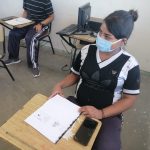 Entrega Juan Carlos Loera becas Benito Juárez a jóvenes estudiantes de Telebachillerato de Jiménez 2 Telebachillerato 2