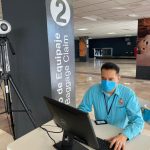 Mantiene Municipio filtros de COVID-19 en aeropuerto y central de autobuses 1 salud filtros 1