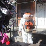 Lleva Servicios Públicos programa de sanitización a mercado "Los Cerrajeros" de la Chaveña 8 sanitizacion 8