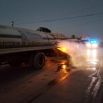 Se han esparcido 805 mil litros de solución sanitizante en Juárez 4 sanitizacion nocturna 2 4