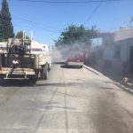 Desinfecta Servicios Públicos otras 5 colonias; suma 133 atendidas 6 sanitizacion nocturna 6