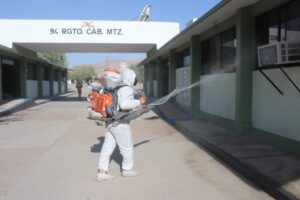 Avanza programa de Sanitización Urbana en templos 4