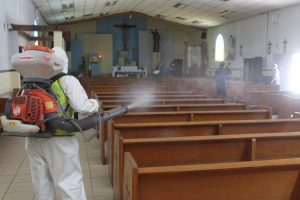 Gestiona Dirección de Atención a Organizaciones Religiosas sanitización de templos 2