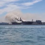 Incendio USS Bonhomme Ritchard 1