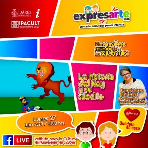 Invita IPACULT al lunes de cuentacuentos con la historia del rey y su súbdito 1 Invita IPACULT al lunes de cuentacuentos con la historia del rey y su súbdito 2