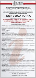 Lanzan convocatoria del Reconocimiento al Mérito en el Servicio Público para empleados del Municipio de Juárez 3