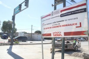 Registra reconstrucción de cruceros en avenida de Los Aztecas 50 por ciento de avance 3