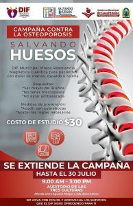 Extiende DIF municipal campaña "Salvando huesos" hasta el 30 de Julio 1 SALVANDO HUESOS