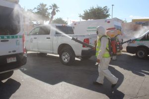 Sanitización Urbana en hospitales de la ciudad 1