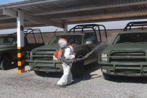 Sanitización Urbana en hospitales de la ciudad 7