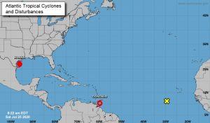 Tormenta Hanna se convierte en el primer huracán de la temporada ciclónica 1 huracan