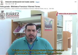 Realizan recorrido virtual por biblioteca municipal 1 Bibliotecas 2