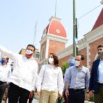 Recorren el Centro Histórico el secretario de Hacienda, Gobernador y Alcalde 3 Centro 5