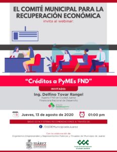 El próximo jueves se desarrollará la charla "Créditos a PyMEs FND" 3 El próximo jueves se desarrollará la charla Créditos a PyMEs FND 3