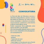 Cierra convocatoria el 30 de agosto para presentación virtual de libros en la Feria del Libro de Chihuahua 2020 2 Imagen