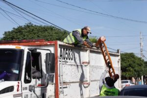 Mejora programa Juárez Iluminado espacios públicos en Horizontes del Sur 3 Juarez Iluminado 4