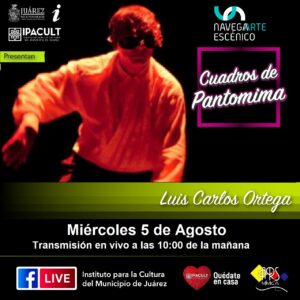 Miércoles de pantomima en vivo en el programa matutino de transmisiones culturales del IPACULT 1