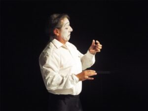 Miércoles de pantomima en vivo en el programa matutino de transmisiones culturales del IPACULT 4