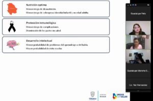 Ofrecen conferencia virtual sobre sociedad y lactancia materna 3