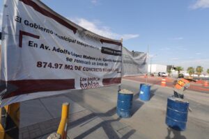 Supervisa Presidente Municipal obras de rehabilitación del crucero de Ejército Nacional y Adolfo López Mateos 1 Servicio Publico 9