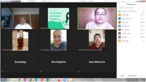 Sesionan integrantes de la Comisión de Salud Pública 3