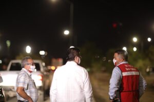 Supervisa Alcalde trabajos del Programa Juárez Iluminado en el suroriente 1